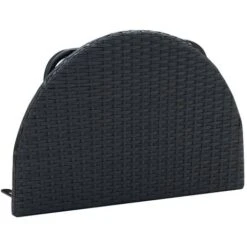 Mesa De Balcón De Ratán Sintético Negro 60x60x32 Cm VidaXL -Mano Mano Ventas 3086147 5