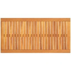 Mesa De Centro De Madera Maciza De Acacia 100x50x33 Cm VidaXL -Mano Mano Ventas 30889339 5