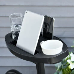 OUTSUNNY Soporte Para Silla Colgante 190 Cm Sostén Para Columpio Con Mesita Carga 120 Kg -Mano Mano Ventas 31780427 4