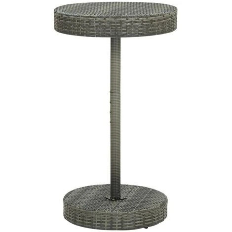 Conjunto De Bar Para Jardín 3 Piezas Ratán Sintético Gris VidaXL 4 Conjunto De Bar Para Jardín 3 Piezas Ratán Sintético Gris VidaXL - Imagen 4