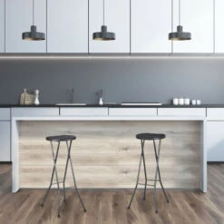 Relaxdays Taburete De Bar BASTIAN Plegable, Set De 2, Resistente Intemperie, 80 Cm, Silla De Bar, Plástico, Barra, Negro 9 Relaxdays Taburete De Bar BASTIAN Plegable, Set De 2, Resistente Intemperie, 80 Cm, Silla De Bar, Plástico, Barra, Negro -Mano Mano Ventas 31791508 5