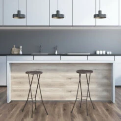 Relaxdays Taburete Bar BASTIAN Plegable, Set De 2, Resistente Intemperie, 80 Cm, Silla De Bar, Plástico, Barra, Marrón -Mano Mano Ventas 31791517 5