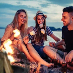 Relaxdays Brasero Para Jardín, Parrilla De Barbacoa, Atizador, Tapa Contra Chispas, Cuenco Para Hogueras, 56,5 Cm, Negro -Mano Mano Ventas 31796608 5