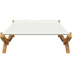 Tumbona Con Dosel Madera Curvada Gris Antracita 165x188,5x46 Cm VidaXL -Mano Mano Ventas 32833024 4