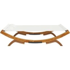 Tumbona Con Dosel Madera Curvada Gris Antracita 165x188,5x46 Cm VidaXL -Mano Mano Ventas 32833024 5