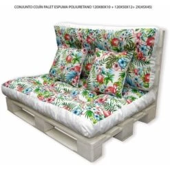 Cojin Palet 120x80x12cm+120x50x12cm Ht Text Palet Picado 3 P