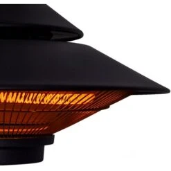 VONROC Calefactor Albano - Calefactor De Terraza Colgante 1500W - Negro - Elemento De Carbono - Con Mando A Distancia -Mano Mano Ventas 33535303 3