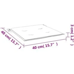 Cojines De Silla De Jardín 2 Uds Tela A Cuadros Rojo 40x40x3 Cm VidaXL 7 Cojines De Silla De Jardín 2 Uds Tela A Cuadros Rojo 40x40x3 Cm VidaXL -Mano Mano Ventas 33584806 3