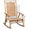 Silla Mecedora De Bambú VidaXL