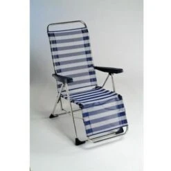 HAMACA PLAYA RELAX ALUMINIO RAYAS FIBRELINE