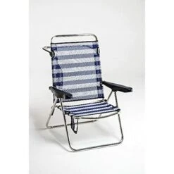 SILLA PLAYA ALUMINIO RESP.ALTO RAYAS FRIBELINE