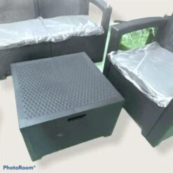 CONJUNTO SOFÁ DE JARDÍN 4 PLAZAS ACABADO RATÁN MODELO NEBRASKA ABIERTO COMPLETO CON COJINES ANTRACITA 6 CONJUNTO SOFÁ DE JARDÍN 4 PLAZAS ACABADO RATÁN MODELO NEBRASKA ABIERTO COMPLETO CON COJINES ANTRACITA -Mano Mano Ventas 34031539 3