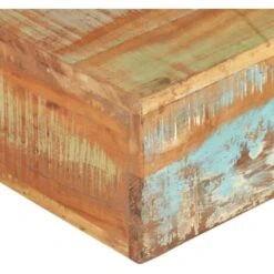 Mesa De Centro De Madera Maciza Reciclada 80x80x28 Cm VidaXL -Mano Mano Ventas 34040322 4