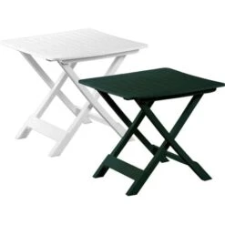 IPAE Mesa Plegable Resina TEVERE Blanca