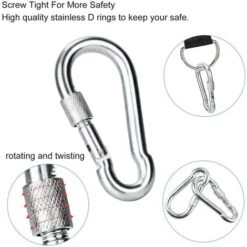 Correas Para Hamacas De Exterior, Longitud 150 Cm Con Correas Colgantes Para Columpios / Protectores De árboles, Capacidad De Bloqueo Hasta 550 Kg -Mano Mano Ventas 35411303 3