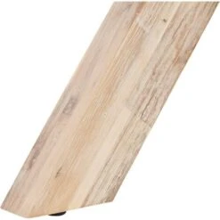 Mesa De Comedor Para Jardín Gris Tablero De Cemento Reforzado Con Patas De Madera De Acacia Para 4 Personas ø 90 Cm Olbia -Mano Mano Ventas 35583700 5