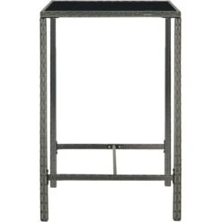 Set Muebles Bar Jardín 3 Piezas Y Cojines Ratán Sintético Gris VidaXL -Mano Mano Ventas 36272999 5