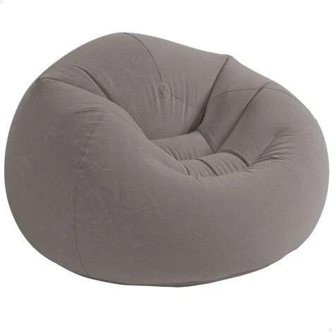 Sillón Hinchable Beanless Gris 114x114x71 Cm INTEX 1 Sillón Hinchable Beanless Gris 114x114x71 Cm INTEX