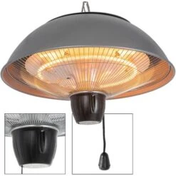 Lámpara Calentador Patio Eléctrica 1500W IP24 Interior Exterior Terraza Balcón -Mano Mano Ventas 36322513 3