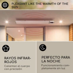 Blumfeldt Cosmic Beam Smart 24 Radiador Radiante De Infrarrojos 2400 W, Control App, Mando A Distancia -Mano Mano Ventas 36838726 4