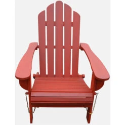 Sillón De Jardín En Madera De Eucalipto Terracota, Modelo Retro Plegable - SALAMANCA -Mano Mano Ventas 37322168 4