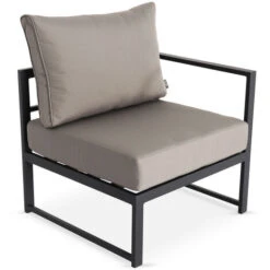 Conjunto De Jardín, Módulos De Aluminio, 5 Plazas, Marrón, Acatium -Mano Mano Ventas 3779602 3