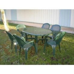 Mesa Jard 170x95cm Ovalada Ver Res Garden Life -Mano Mano Ventas 38054135 3