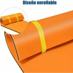 COSTWAY Hamaca De Agua De 210x66cm Para 1 Persona Hamaca Flotante Para Piscina Carga Hasta 60kg Cama De Agua Inflable (Naranja) -Mano Mano Ventas 38745743 5