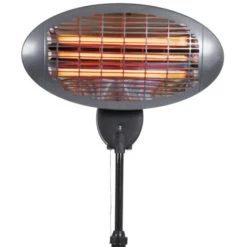 Estufa De Cuarzo Para Exterior 2000W Kekai Terrace Con Altura Ajustable 120-210 Cm Con 3 Tubos Radiantes -Mano Mano Ventas 39258185 3
