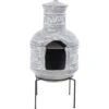 Chimenea Acopulco Arcilla Gris Claro RedFire