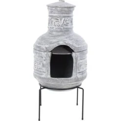 Chimenea Acopulco Arcilla Gris Claro RedFire