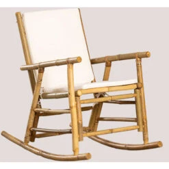 Mecedora Para Jardín En Bambú Livia SKLUM Bambú