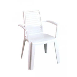 SILLON RESINA RESPALDO ALTO 8207 BLANCO