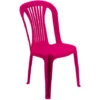 SILLA RESINA FUCSIA 8075FC