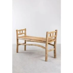 Banco En Madera Narel SKLUM Marrón Madera Natural -Mano Mano Ventas 40748997 3