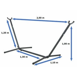 Hamaca Con Soporte De Jardin Cama Colgante Para Hamaca Al Aire Libre Sin Marco,hamaca De Lona Gruesa Para Interiores Beige -Mano Mano Ventas 42307553 5