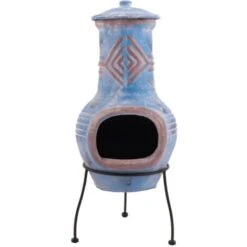 Chimenea Colima Arcilla Azul/rojo 86031 RedFire
