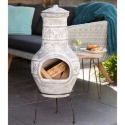 Chimenea Acopulco Arcilla Arcilla 86036 RedFire -Mano Mano Ventas 4310518 4