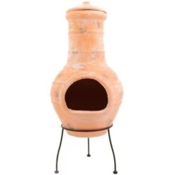 Chimenea Star Flower Arcilla Color Paja 86037 RedFire