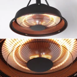 Estufa Eléctrico De Techo 1500W – Estufa Tipo Halógeno, Kit De Montaje Incluido (cadena Y Gancho) -Mano Mano Ventas 44765576 4