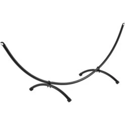 [casa.pro] Hamaca XXL Con Soporte (gris) (150 X 300 Cm) Conjunto Completo Superficie Para Tumbarse -Mano Mano Ventas 4597561 4