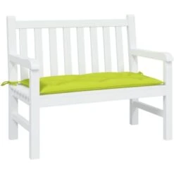 Cojín Para Banco De Jardín Tela Verde Brillante 110x50x7 Cm VidaXL -Mano Mano Ventas 46610581 4