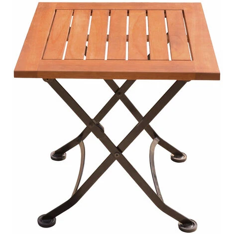 Mesa Auxiliar Plegable Mesa De Camping Mesa De Balcón Longitud 45 Cm Madera De Eucalipto Plegable, Metal Marrón, H 45 Cm, Balcón De Jardín 1 Mesa Auxiliar Plegable Mesa De Camping Mesa De Balcón Longitud 45 Cm Madera De Eucalipto Plegable, Metal Marrón, H 45 Cm, Balcón De Jardín