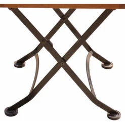 Mesa Auxiliar Plegable Mesa De Camping Mesa De Balcón Longitud 45 Cm Madera De Eucalipto Plegable, Metal Marrón, H 45 Cm, Balcón De Jardín 7 Mesa Auxiliar Plegable Mesa De Camping Mesa De Balcón Longitud 45 Cm Madera De Eucalipto Plegable, Metal Marrón, H 45 Cm, Balcón De Jardín -Mano Mano Ventas 46941091 4