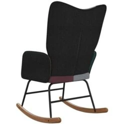 Silla Mecedora De Tela Patchwork VidaXL 9 Silla Mecedora De Tela Patchwork VidaXL -Mano Mano Ventas 47208229 5