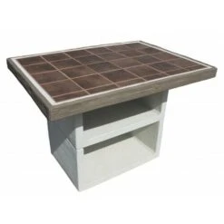 MESA AUXILIAR PARA BARBACOA MALIBU EN PIEDRA
