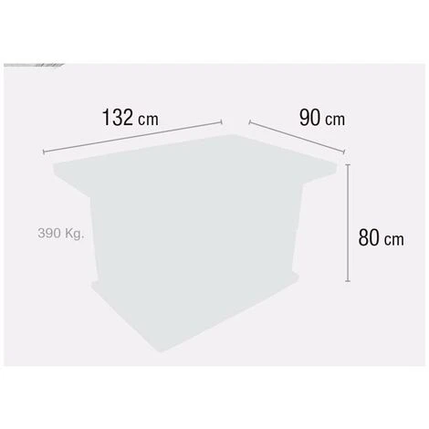 MESA AUXILIAR PARA BARBACOA BARGARET VULCANO EN PIEDRA 2 MESA AUXILIAR PARA BARBACOA BARGARET VULCANO EN PIEDRA - Imagen 2