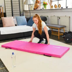 Colchoneta De Deporte 180605cm Rosa / Negro -Mano Mano Ventas 49737583 3