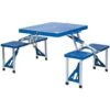 Mesa Plegable Con 4 Taburetes Aktive Camping