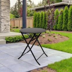 Mesa Redonda Plegable Jardín Metal Aktive -Mano Mano Ventas 49955848 5